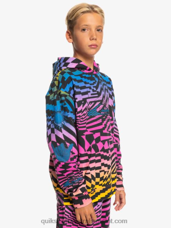 Quiksilver Boys 8-16 Radical Times Oversized Hoodie H2N4B2051 pink glo radical times 231