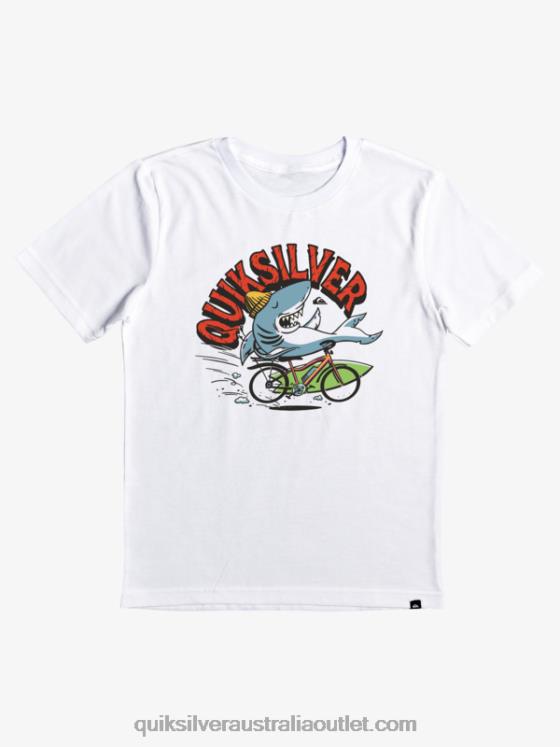 Quiksilver Boys 2-7 At Risks T-shirt H2N4B2170 white