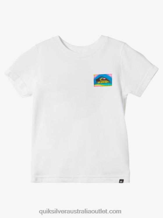 Quiksilver Boys 2-7 Color Flow T-shirt H2N4B2094 white
