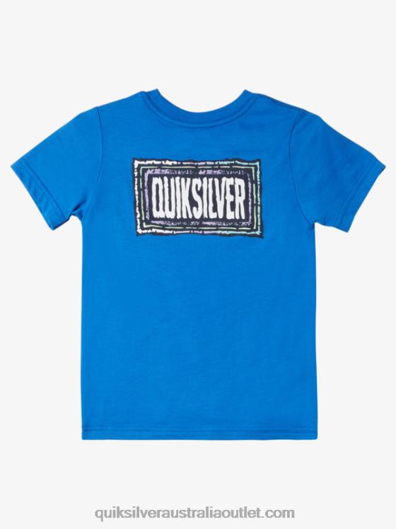 Quiksilver Boys 2-7 Echoed Beat T-Shirt H2N4B1948 turkish sea