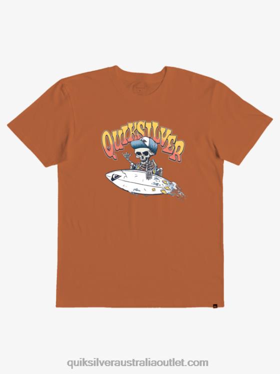 Quiksilver Boys 2-7 Friday Shift T-shirt H2N4B2232 mecca orange