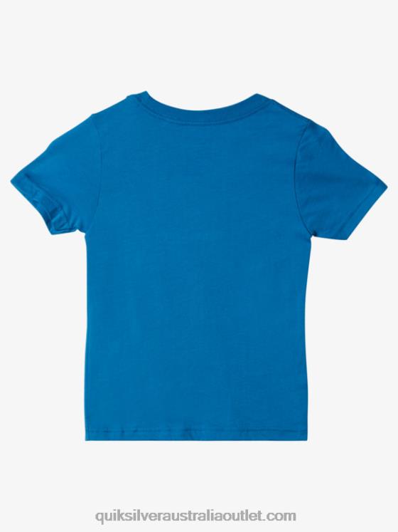 Quiksilver Boys 2-7 Getaway Car T-shirt H2N4B1949 snorkel blue