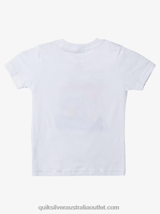 Quiksilver Boys 2-7 Getaway Car T-shirt H2N4B1950 white