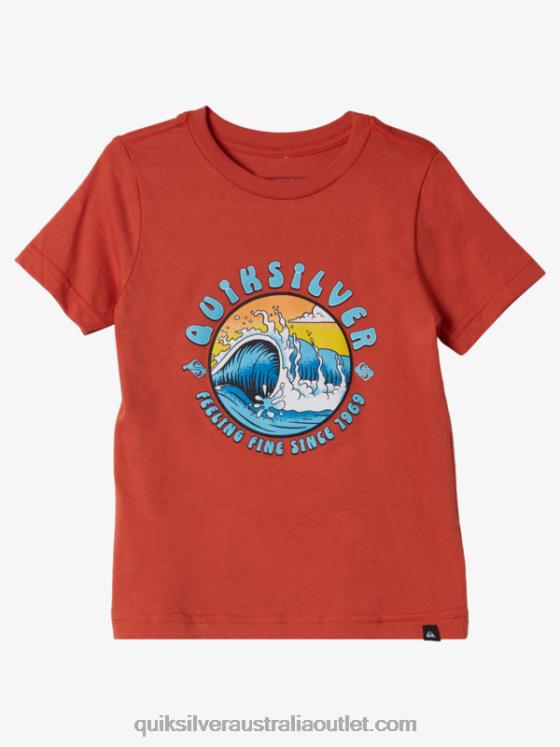 Quiksilver Boys 2-7 Light Tunnel T-shirt H2N4B2128 mecca orange