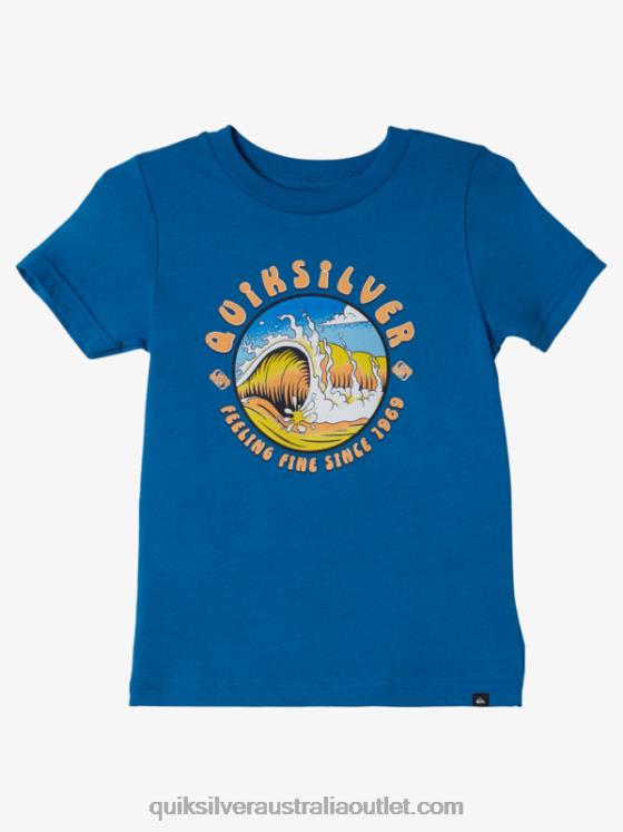 Quiksilver Boys 2-7 Light Tunnel T-shirt H2N4B2129 snorkel blue