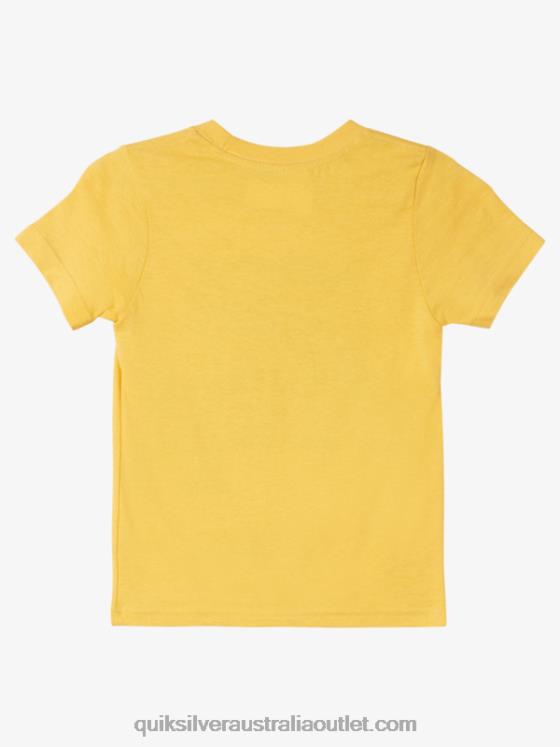 Quiksilver Boys 2-7 Midnight Sun T-Shirt H2N4B1964 yolk yellow