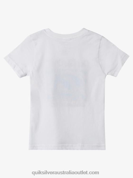 Quiksilver Boys 2-7 Midnight Sun T-Shirt H2N4B1965 white
