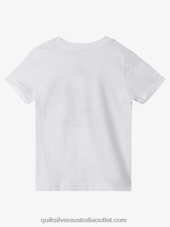 Quiksilver Boys 2-7 Peaceful Mind T-Shirt H2N4B1937 white