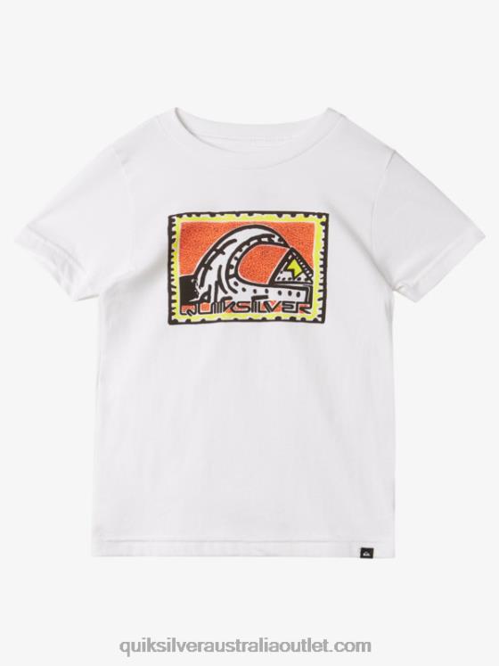 Quiksilver Boys 2-7 Rad Heritage T-shirt H2N4B1960 white