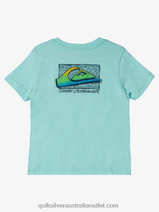 Quiksilver Boys 2-7 Retro Fade T-shirt H2N4B2143 beach glass