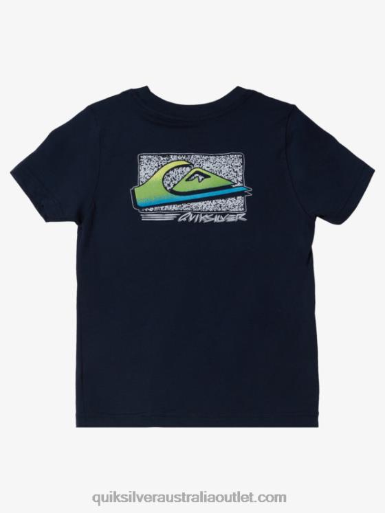 Quiksilver Boys 2-7 Retro Fade T-shirt H2N4B2144 navy blazer