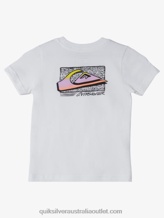 Quiksilver Boys 2-7 Retro Fade T-shirt H2N4B2145 white