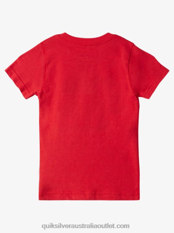 Quiksilver Boys 2-7 Summer Feel T-Shirt H2N4B1976 high risk red