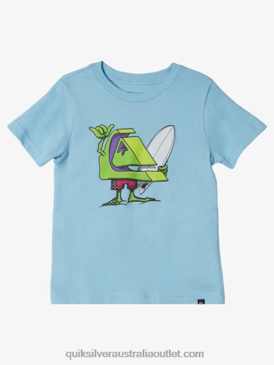 Quiksilver Boys 2-7 Surf Buddy T-shirt H2N4B2160 sky blue