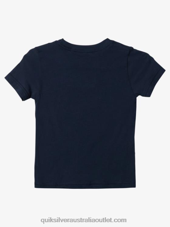 Quiksilver Boys 2-7 Washed Out T-Shirt H2N4B1969 navy blazer