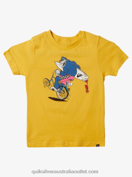Quiksilver Boys 2-7 Wheelin T-Shirt H2N4B1971 yolk yellow