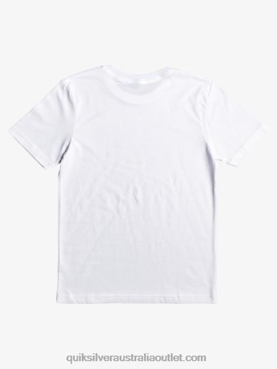 Quiksilver Boys 8-16 Between The Lines T-shirt H2N4B2090 white