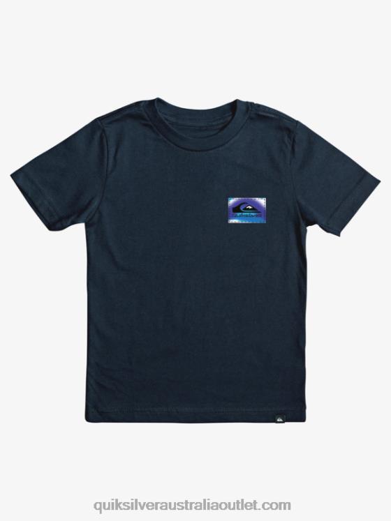 Quiksilver Boys 8-16 Color Flow T-shirt H2N4B2174 navy blazer