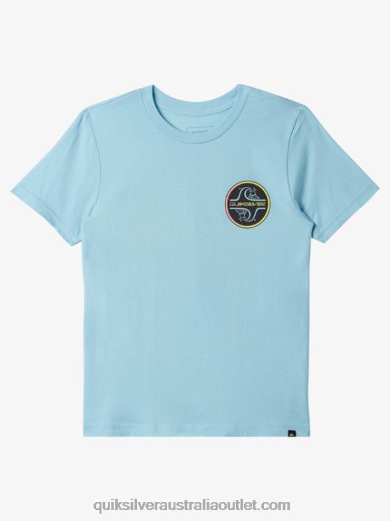 Quiksilver Boys 8-16 Core Bubble T-shirt H2N4B1955 sky blue
