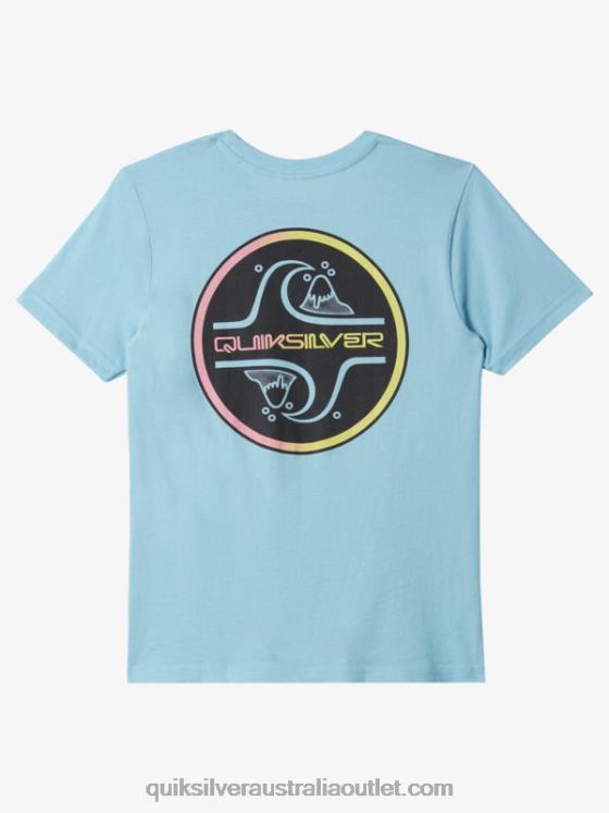 Quiksilver Boys 8-16 Core Bubble T-shirt H2N4B1955 sky blue