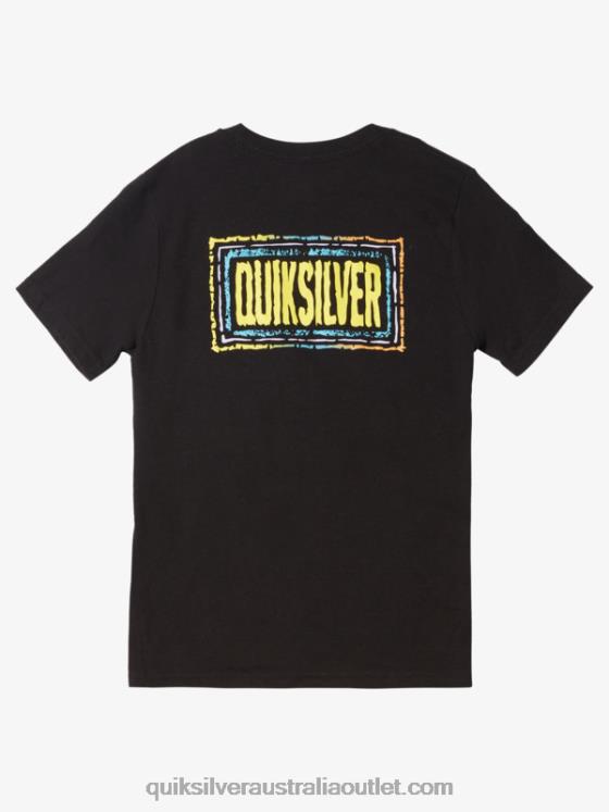 Quiksilver Boys 8-16 Echoed Beat T-Shirt H2N4B1981 black