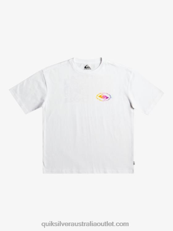 Quiksilver Boys 8-16 Radical Flag T-Shirt H2N4B1967 white