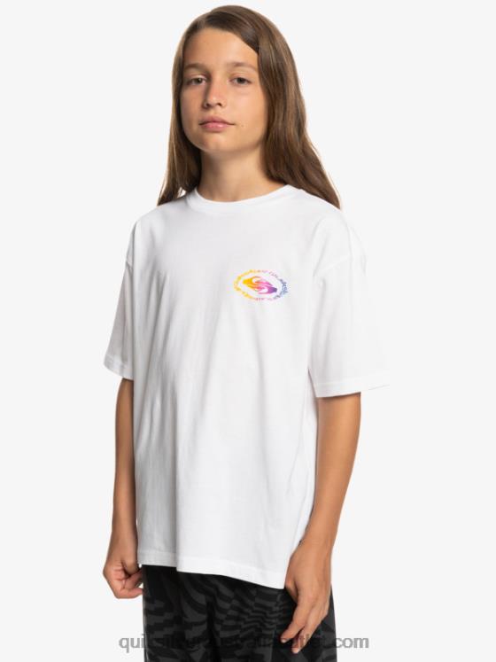 Quiksilver Boys 8-16 Radical Flag T-Shirt H2N4B1967 white