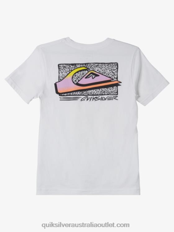 Quiksilver Boys 8-16 Retro Fade T-shirt H2N4B2123 white