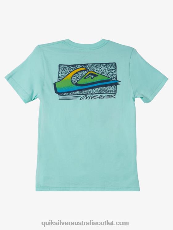 Quiksilver Boys 8-16 Retro Fade T-shirt H2N4B2124 beach glass
