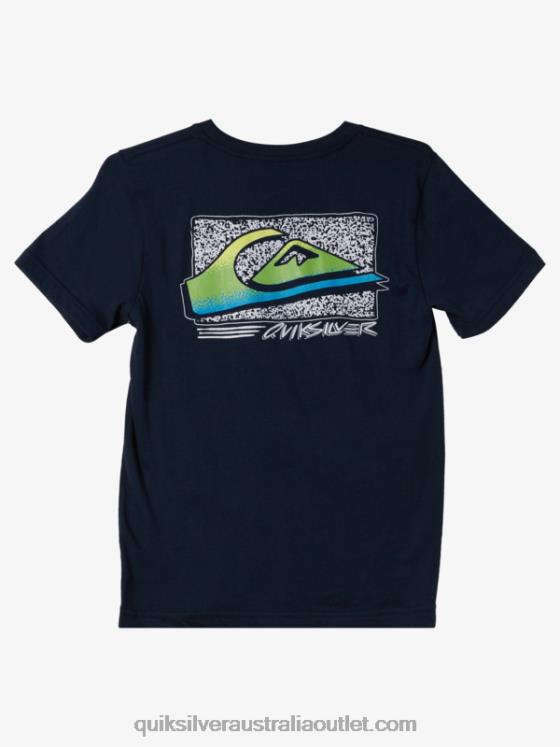Quiksilver Boys 8-16 Retro Fade T-shirt H2N4B2125 navy blazer