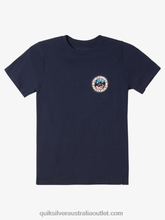 Quiksilver Boys 8-16 Summer Fun T-Shirt H2N4B1941 navy blazer