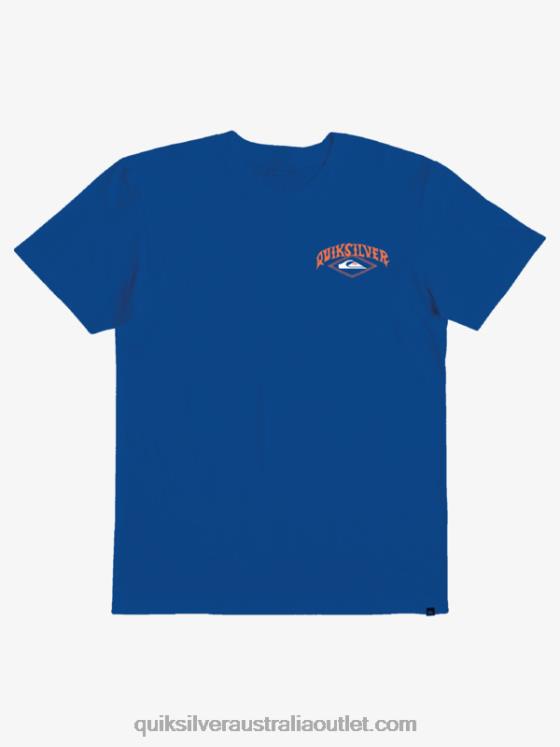 Quiksilver Boys 8-16 Surfer Oftune T-shirt H2N4B2178 snorkel blue