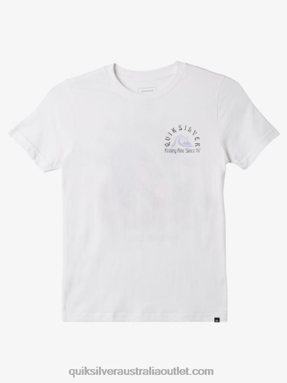 Quiksilver Boys 8-16 The Original Barrel T-shirt H2N4B1939 white