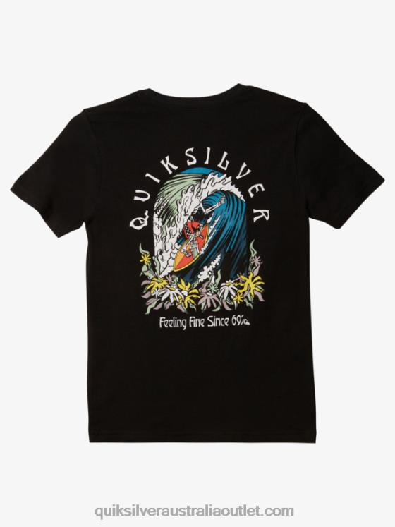 Quiksilver Boys 8-16 The Original Barrel T-shirt H2N4B1940 black
