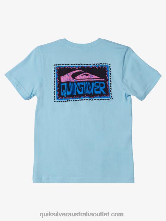Quiksilver Boys 8-16 Warped Frames T-shirt H2N4B2154 sky blue