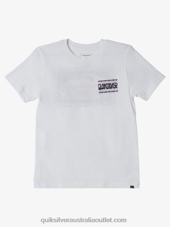 Quiksilver Boys 8-16 Warped Frames T-shirt H2N4B2155 white