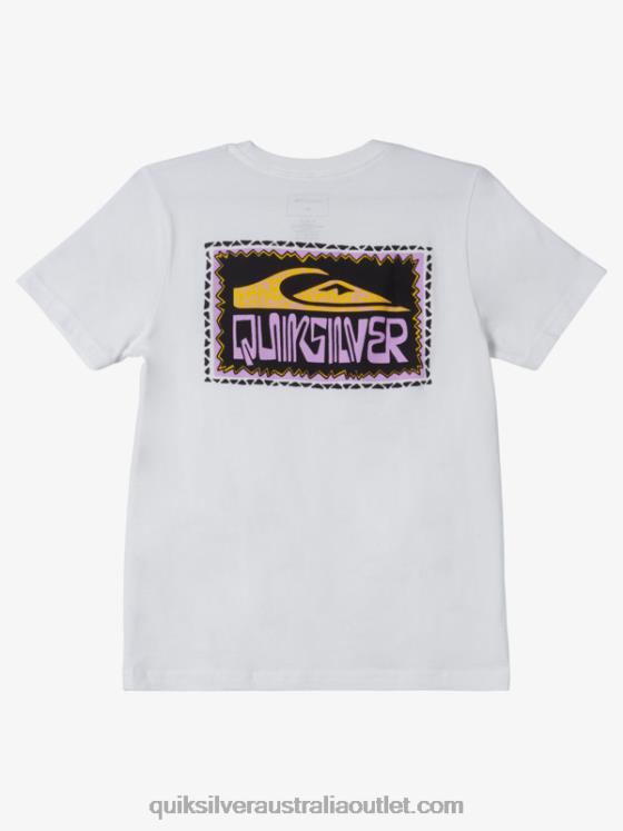 Quiksilver Boys 8-16 Warped Frames T-shirt H2N4B2155 white