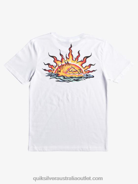 Quiksilver Boys 8-16 Waves Guardian T-shirt H2N4B2229 white