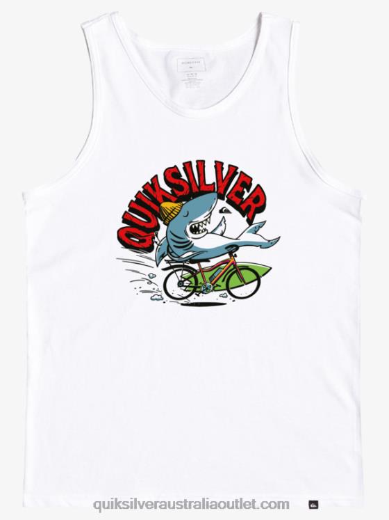 Quiksilver Boys 2-7 At Risk Tank T-shirt H2N4B2266 white
