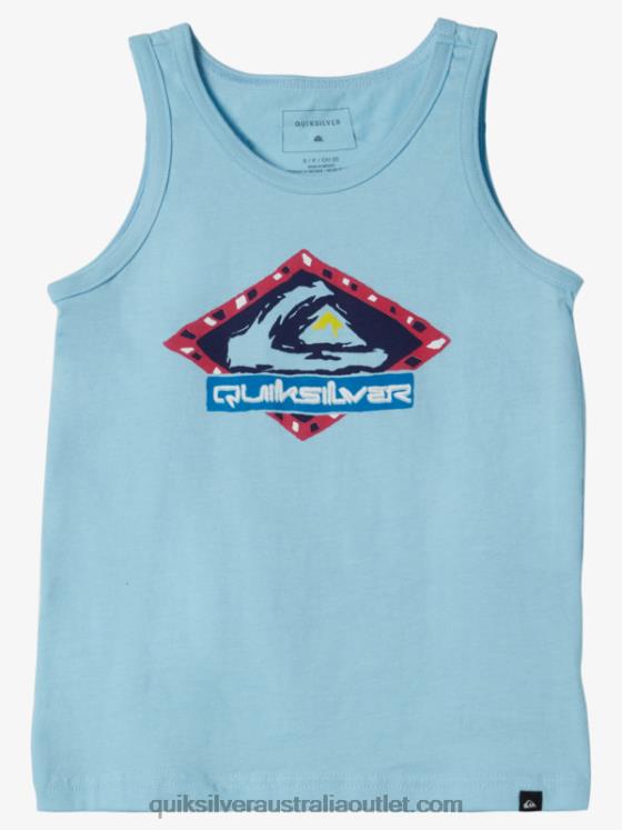 Quiksilver Boys 2-7 Funky Frame Tank T-shirt H2N4B2264 sky blue
