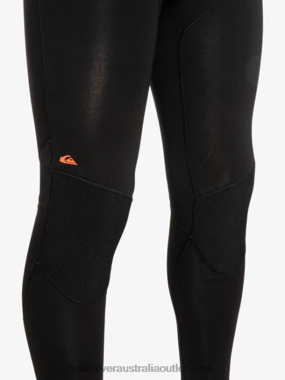 Quiksilver Boys 8-16 3/2mm Everyday Sessions Back Zip Wetsuit H2N4B2223 black/provincial blue