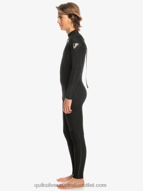 Quiksilver Boys 8-16 3/2mm Everyday Sessions Back Zip Wetsuit H2N4B2224 black
