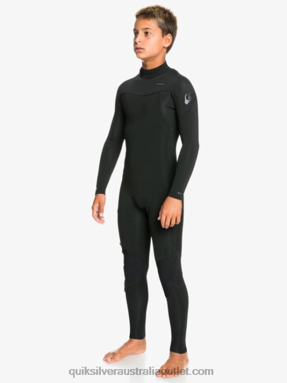 Quiksilver Boys 8-16 3/2mm Sessions L/SL Fullsuit H2N4B2194 black