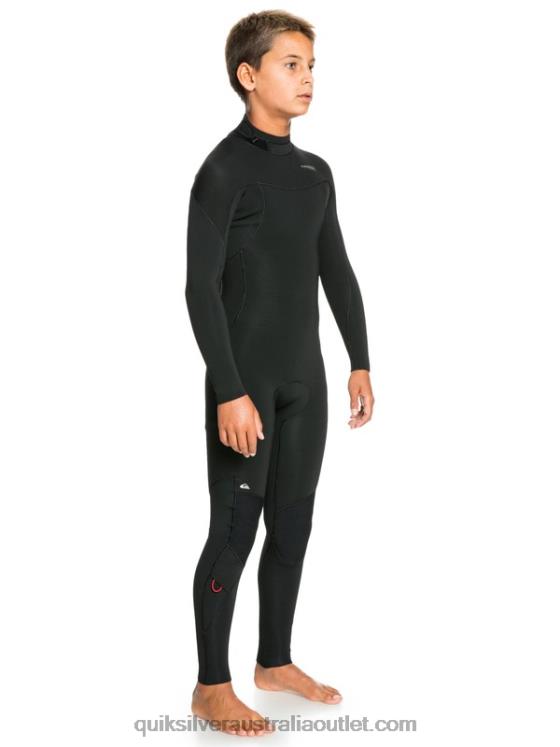 Quiksilver Boys 8-16 3/2mm Sessions L/SL Fullsuit H2N4B2194 black