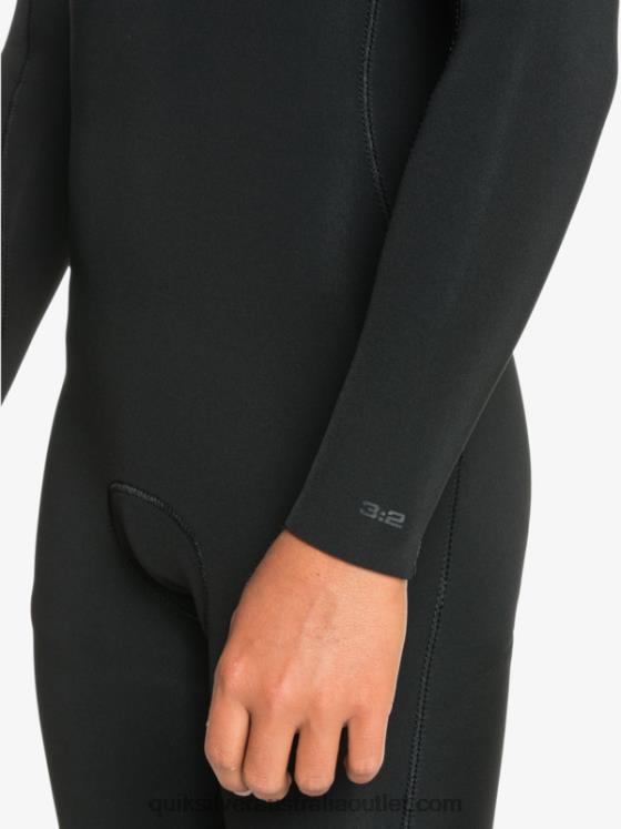 Quiksilver Boys 8-16 3/2mm Sessions L/SL Fullsuit H2N4B2194 black