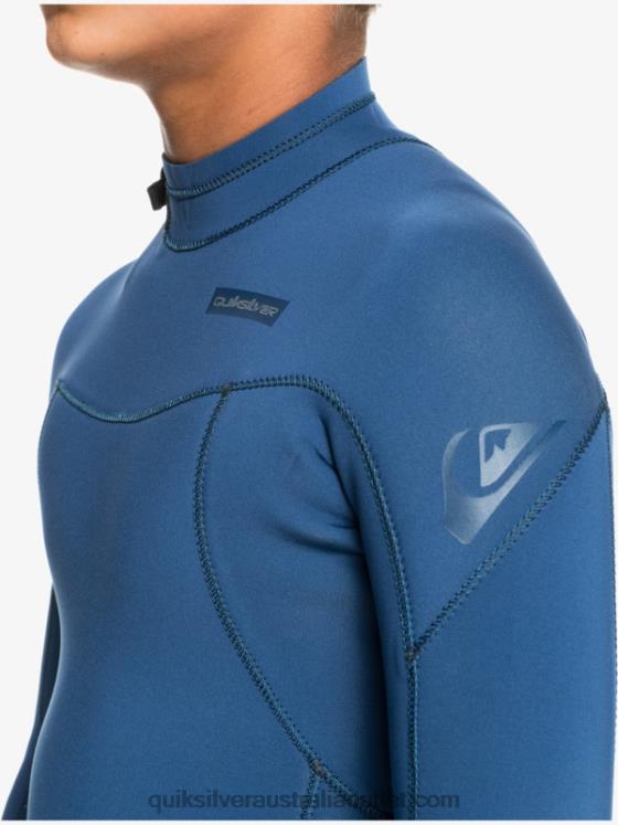 Quiksilver Boys 8-16 3/2mm Sessions L/SL Fullsuit H2N4B2195 insignia blue