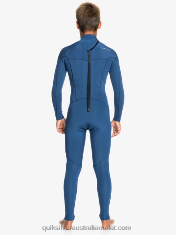 Quiksilver Boys 8-16 3/2mm Sessions L/SL Fullsuit H2N4B2195 insignia blue