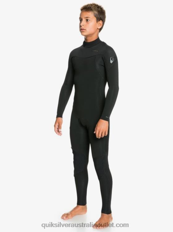 Quiksilver Boys 8-16 4/3mm Sessions L/SL Fullsuit H2N4B2188 black