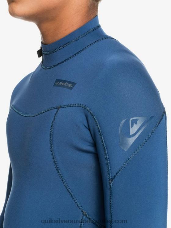 Quiksilver Boys 8-16 4/3mm Sessions L/SL Fullsuit H2N4B2189 insignia blue