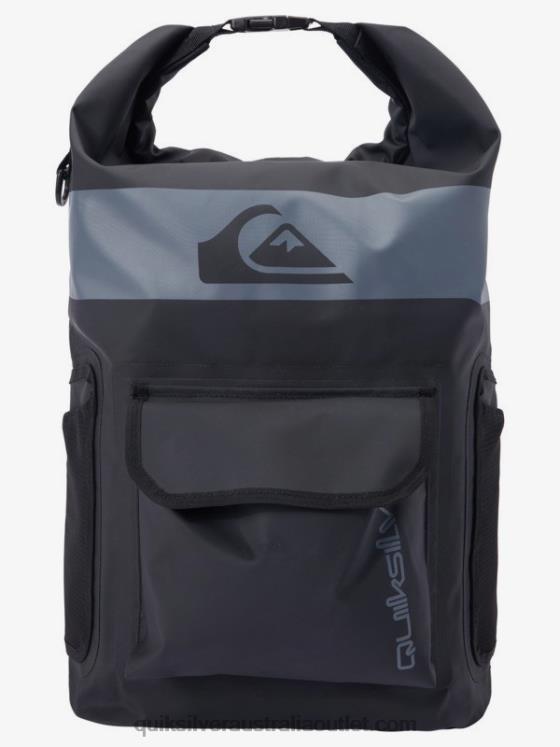 Quiksilver Men Sea Stash 20L Medium Surf Backpack H2N4B859 black